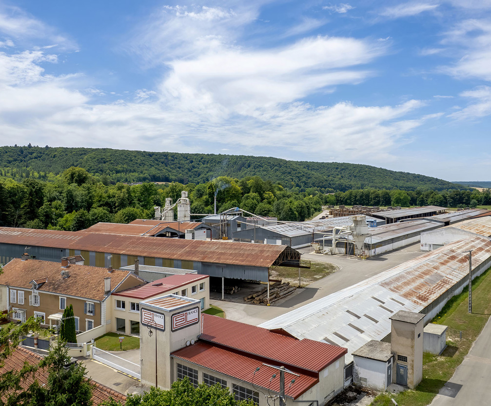 Plan d'usine d'EDME LACROIX, exprt de manche en bois